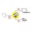 ROLINE - USB kabelis - 24 kontaktu USB-C (v) uz 24 kontaktu USB-C (v) - USB 2.0 - 1,85 m - USB barošanas avots (100 W) - melns (11.02.8308)