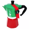 Bialetti Moka Express Italia 6TZ (300 ml) sarkani-zaļš