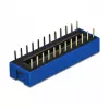 DIP slēdzis iespiedplatei DELOCK 66388, zila plastmasa, 10 gab., 31,9 × 9,9 × 5,5 mm