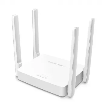 Galda maršrutētājs MERCUSYS AC10 Dual-band 2.4/5 GHz Wi‑Fi 5, 4 ārējās antenas, 1x Fast Ethernet (WAN/LAN)