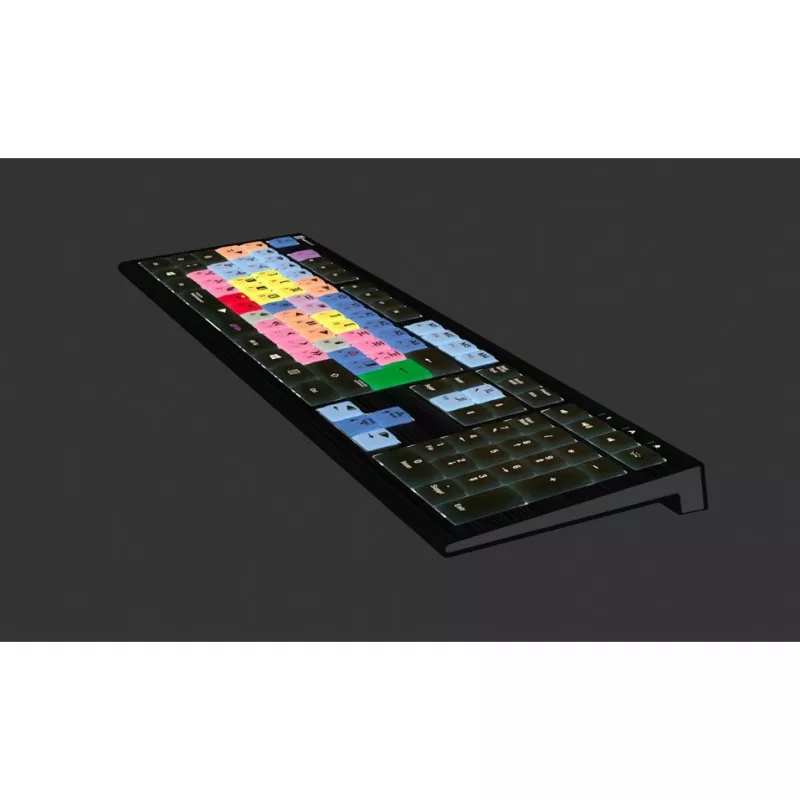 Logickeyboard LKB-MCOM4-A2PC-FR tastatūra USB AZERTY franču melna (LKB-MCOM4-A2PC-FR)