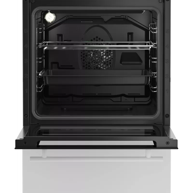 Gāzes plīts virsma un elektriskā cepeškrāsns BEKO FSM51339DWDS 50 cm, balta, energoefektivitātes klase A
