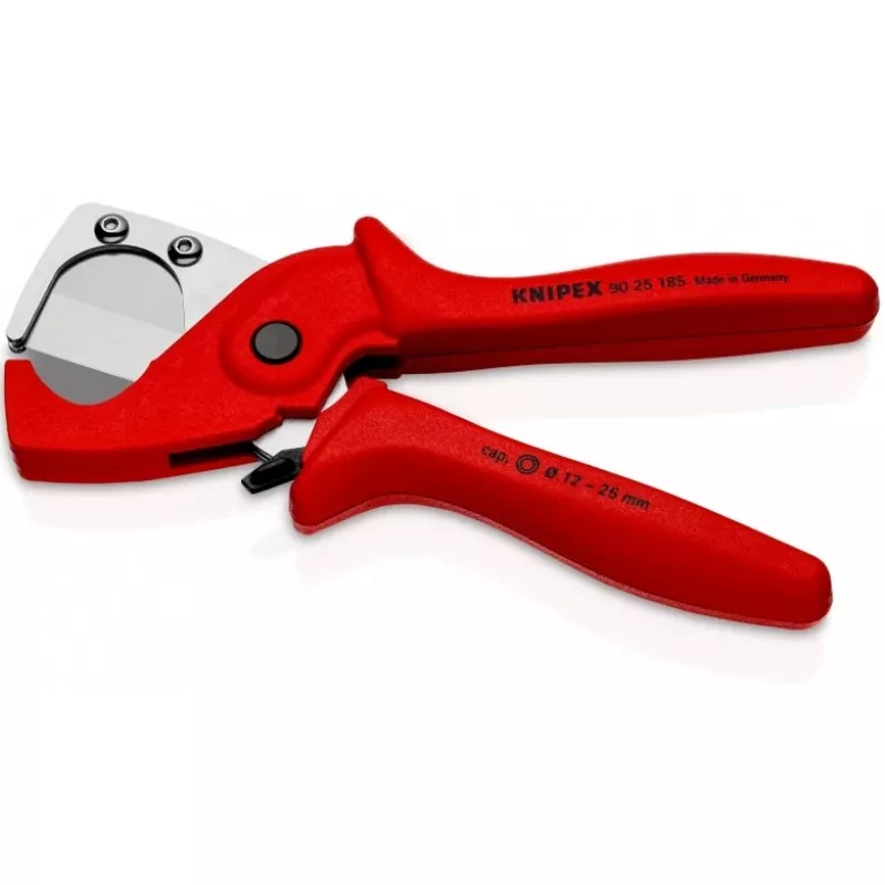 Knipex 90 25 185 - Cauruļu griezējs - Tērauds - Plastmasa - Sarkans - 1,2 cm - 18,5 cm (90 25 185)