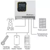 Inverter QOLTEC ECO Solar Boost 4kW MPPT LCD, 4 kW izeja, MPPT uzlādes kontrolieris, LCD displejs