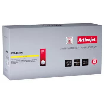 Activejet ATB-423YN toneris (Brother TN-423Y aizstājējs; Supreme; 4000 lappuses; dzeltens)