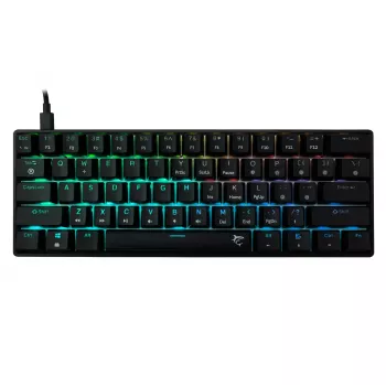 Mehāniskā tastatūra White Shark Shinobi-2 Melns US izkārtojums ar Brown taustiņiem