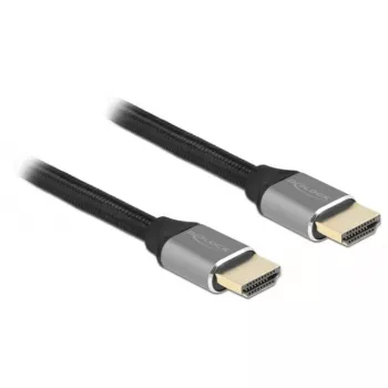 HDMI kabelis DeLOCK Ultra High Speed 48 Gbps 8K 60 Hz pelēks 1 m