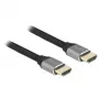 HDMI kabelis DeLOCK Ultra High Speed 48 Gbps 8K 60 Hz pelēks 1 m
