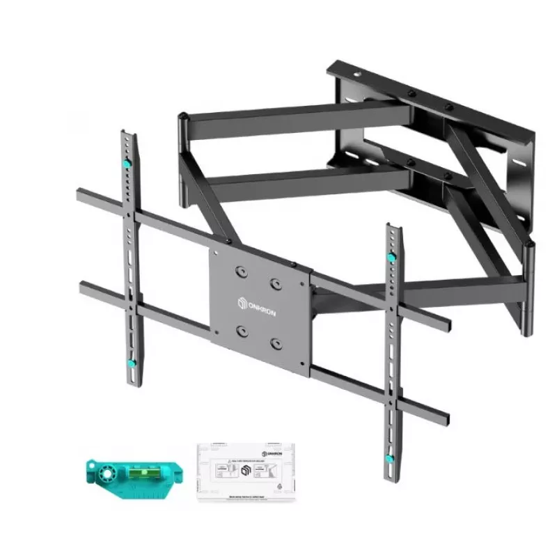 ONKRON M8L-B grozāms un noliecams stiprinājums televizoriem 42“–110”, maks. 100 kg, ar rotāciju, melns
