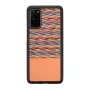 Telefona maciņš man and wood Galaxy S20 brūns rūtains melns – aizsargapvalks Samsung Galaxy S20