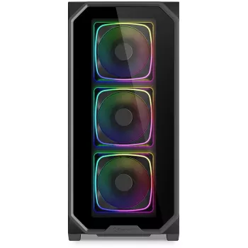 PC Case Sharkoon AK5G RGB Midi Tower Melns