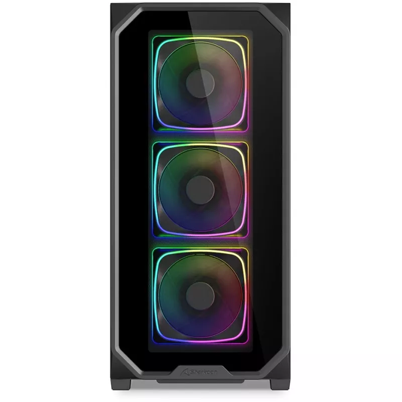 PC Case Sharkoon AK5G RGB Midi Tower Melns