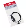 USB kabelis Akasa 0,4 m USB A melns