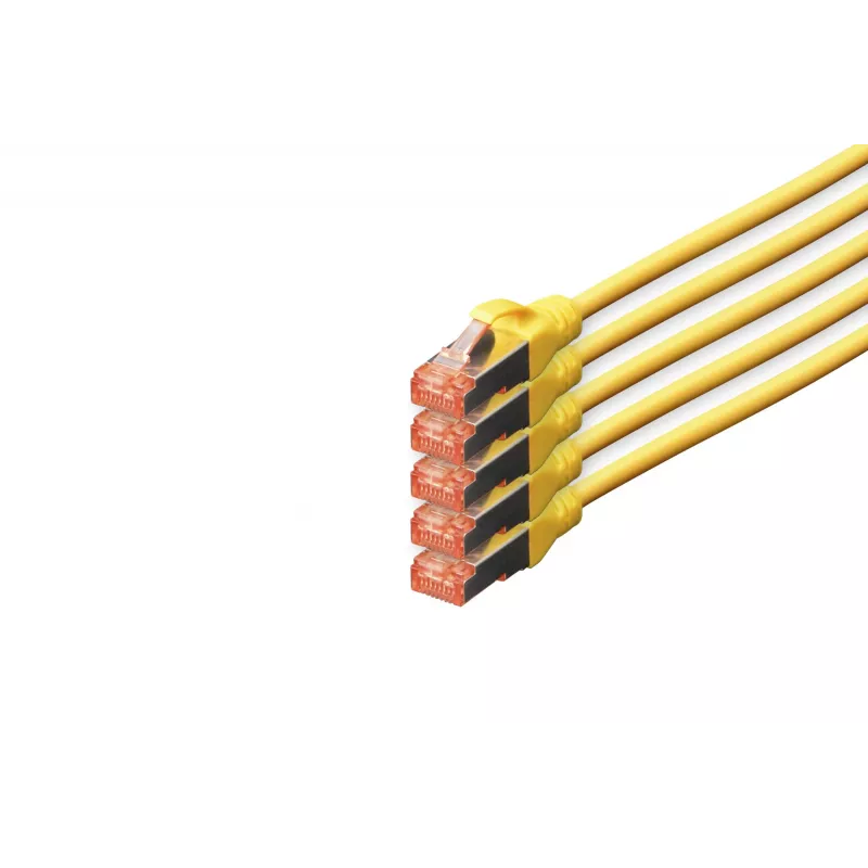 Tīkla kabelis Digitus CAT 6 S/FTP 10 m Dzeltens