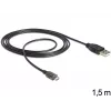 USB kabelis DeLOCK USB 2.0-A - USB micro-B 1.5m