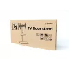 Grīdas TV statīvs GEMBIRD TVS-55T-02 32–55 collu televizoriem, tērauds, augstums 600 mm, VESA 100x100–400x400, maks. slodze 35 kg