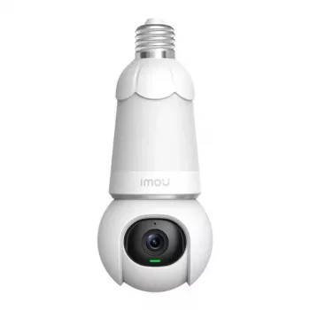 IP drošības kamera IMOU IPC-S6DP-5M0WEB-E27 spuldzes formas 5MP, 2,8 mm objektīvs, Wi‑Fi, MicroSD līdz 256 GB, 30 m nakts redzamība
