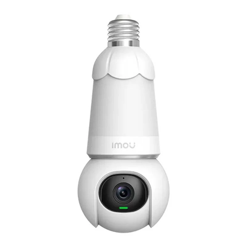 IP drošības kamera IMOU IPC-S6DP-5M0WEB-E27 spuldzes formas 5MP, 2,8 mm objektīvs, Wi‑Fi, MicroSD līdz 256 GB, 30 m nakts redzamība