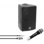 Darbināma bezvadu PA sistēma Omnitronic WAMS-08BT MK2 ar Bluetooth savienojamību