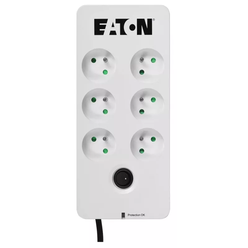 Eaton PB6F Protection Box 6 FR pārsprieguma aizsardzības kontaktligzdu bloks