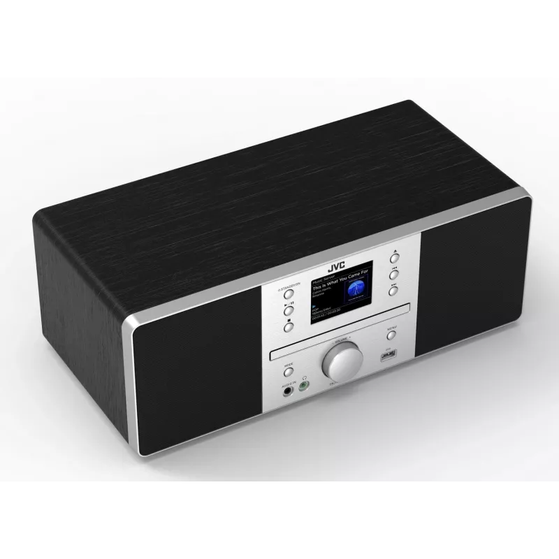 Torņa skaļrunis JVC RD-E874B Bluetooth 20W Melns Sudraba – uz grīdas novietojama audio sistēma