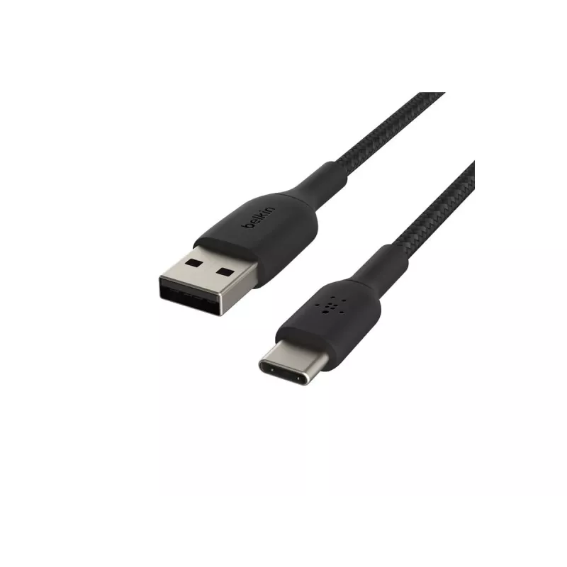 Pīts USB-C uz USB-A kabelis, 2 m, melns
