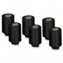 Thermal Grizzly DeltaMate Extender MF28 – ūdens dzesēšanas savienojums, melns, 6 gab. (TG-DM-FIT-6008)