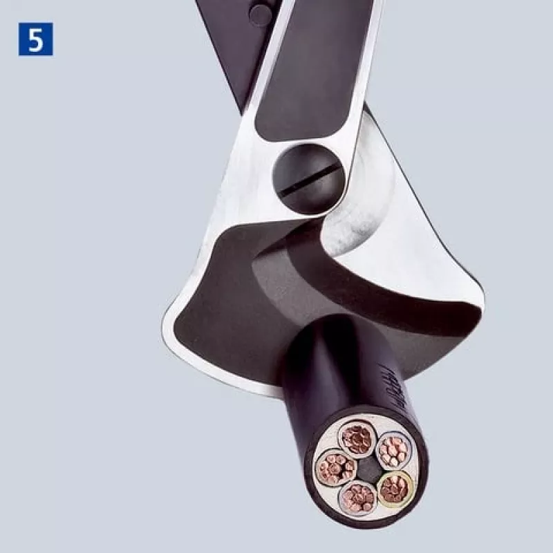 Kabeļu šķēres Knipex 9532038, sprūdrata darbības griezējinstruments kabeļiem