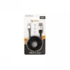 Sbox USB 2.0-8-Pin/2.4A melns/sudrabains