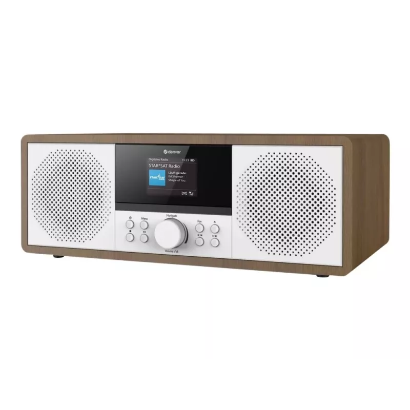 Interneta radio Denver MIR-270DW DAB+ FM 20W Wood