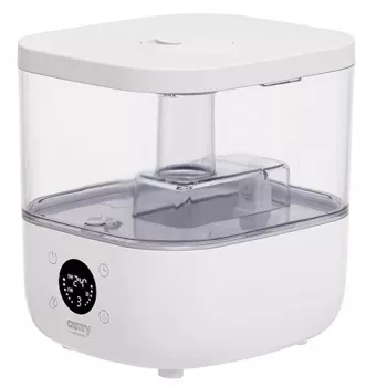 Camry | CR 7973w | Gaisa mitrinātājs | 23 W | Ūdens tvertnes tilpums 5 L | Piemērots telpām līdz 35 m² | Ultraskaņas | Mitrināšanas jauda 100-260 ml/h | Balts