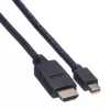 Mini DisplayPort kabelis VALUE Mini DP-HDTV M/M 2 m
