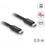 C2G USB 2.0 A taisnleņķa - Micro-USB B taisnleņķa kabelis - USB kabelis - Micro-USB B tips (V) uz USB (V) - 2 m - 90° spraudnis, taisnleņķa spraudnis - melns