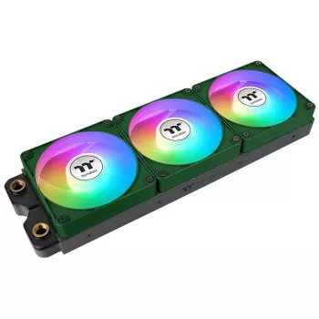 Thermaltake CT120 EX Reverse ARGB Sync 120 mm korpusa ventilators, 3 gab. komplekts, zaļš