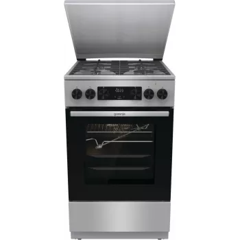 Gorenje GKS5C71XF brīvi stāvoša plīts ar cepeškrāsni Sudraba