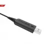 Koss CS200 USB austiņas ar vadu, galvas saite, zvaniem/mūzikai, USB Type-A, melnas