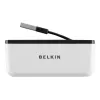 Belkin USB 2.0 4 portu ceļojumu centrmezgls, sudraba, F4U021bt