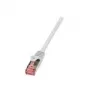 Tīkla kabelis LogiLink 1m RJ-45 Cat6 S/FTP Balts