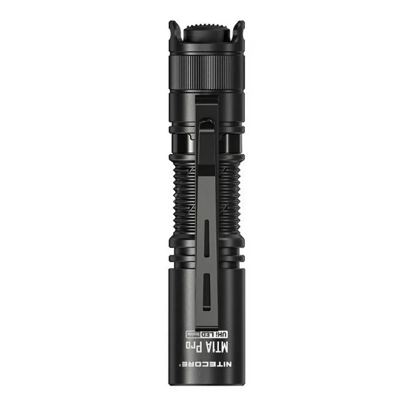 Rokas lukturis Nitecore MT1A Pro — LED 50 lm, uzlādējams caur USB, 1100 mAh, alumīnijs, ūdensizturīgs, triecienizturīgs, melns