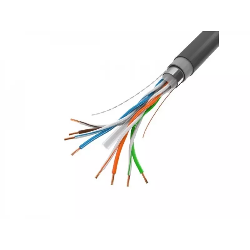 Lanberg LCF6-21CU-0305-BK tīkla kabelis melns 305 m Cat6 F/UTP (FTP) āra
