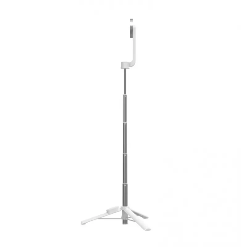 Pašbildeņu nūja FIXED FIXSN-M-WH — Bluetooth salokāma alumīnija nūja, maksimālais garums 72 cm, balta