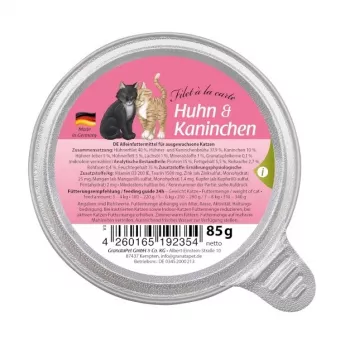GRANATAPET Filet á la carte Vistas gaļa ar truša gaļu - mitrā kaķu barība - 85g