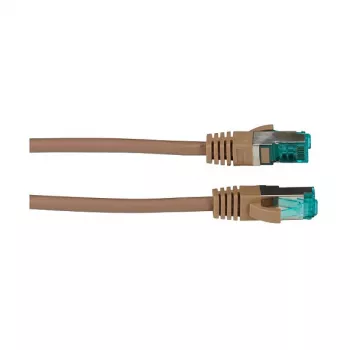 EFB-Elektronik RJ45 komutācijas kabelis Cat.6A S/FTP LSZH brūns 1m Ražotājs: EFB Elektronik (MK6001.1BR)