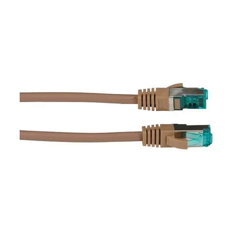 EFB-Elektronik RJ45 komutācijas kabelis Cat.6A S/FTP LSZH brūns 1m Ražotājs: EFB Elektronik (MK6001.1BR)