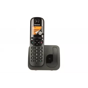 Panasonic KX-TGC 210 PDB DECT telefons melns ar zvanītāja ID