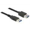 USB kabelis DeLOCK 85054 USB 3.2 Gen 1 1 m melns
