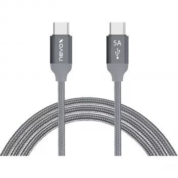 Nevox 1653 USB kabelis pelēks
