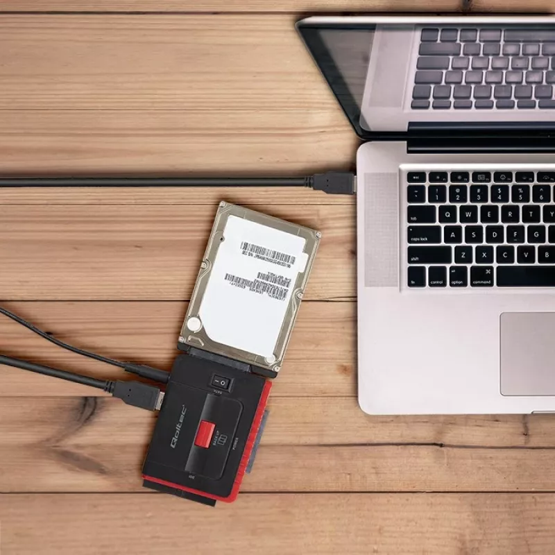 USB 3.0 uz IDE SATA III adapteris QOLTEC 50645