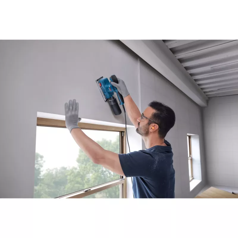 orbitālais slīpmašīnas GSS 20-18 A Professional (zila, 200 vatu)
