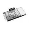 Backplate Alphacool 10270 Acrylic Aluminium Chrome Copper Nylon Melns Transparent